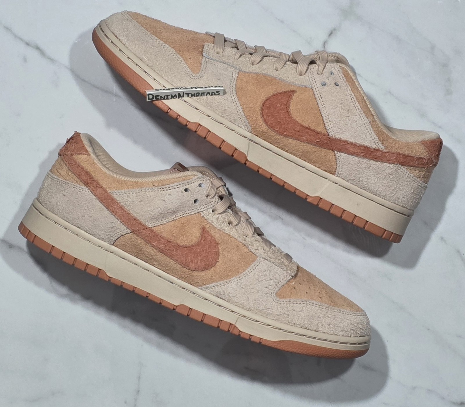 Nike Dunk Low Shimmer Amber Brown Burnt Sunrise Pink Skunk Hf5075-287 Mens 12.5